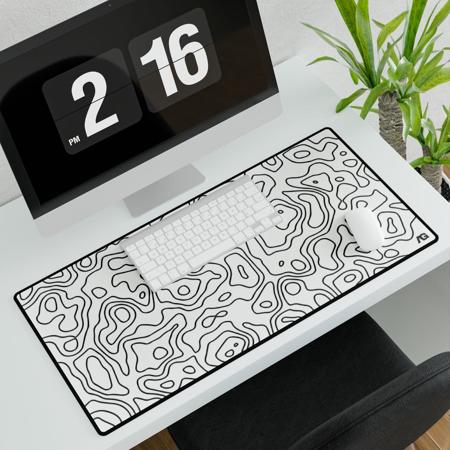 WHITE TOPO | MOUSE PAD