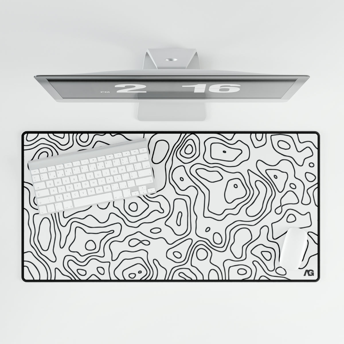 WHITE TOPO | MOUSE PAD