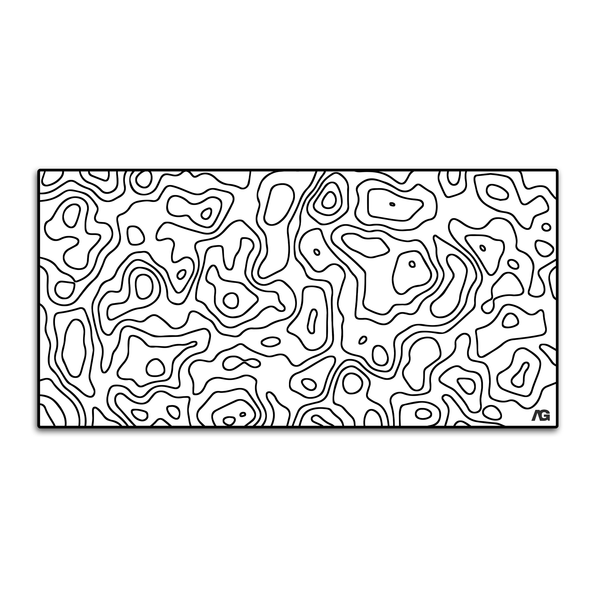 WHITE TOPO | MOUSE PAD