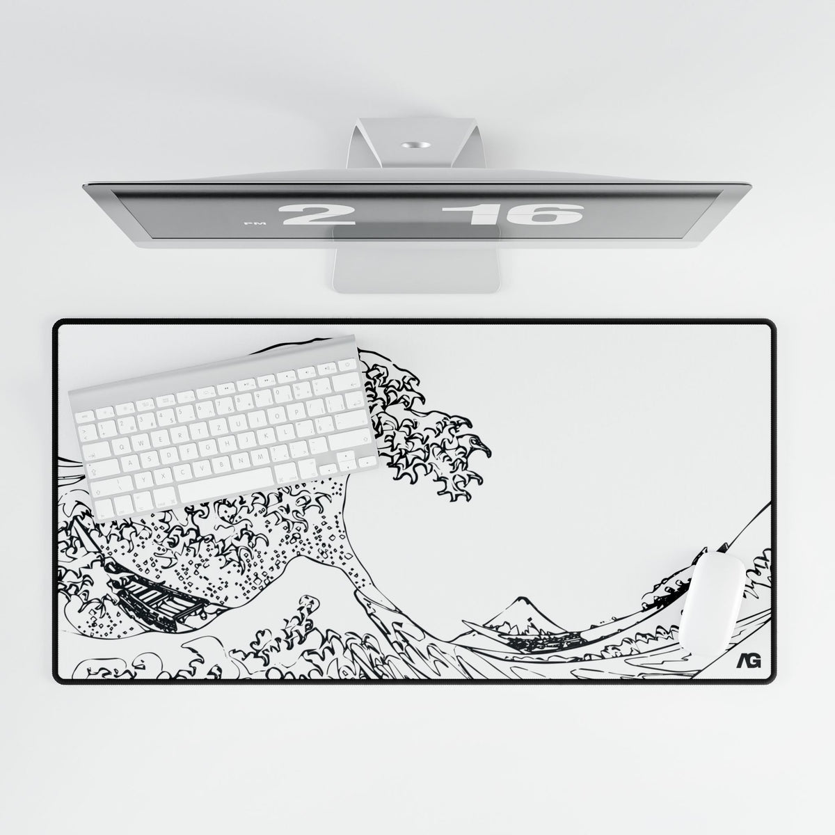 WHITE SURGE | MOUSE PAD